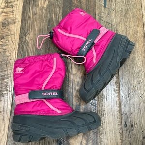 Sorel waterproof winter snow boots girl 4